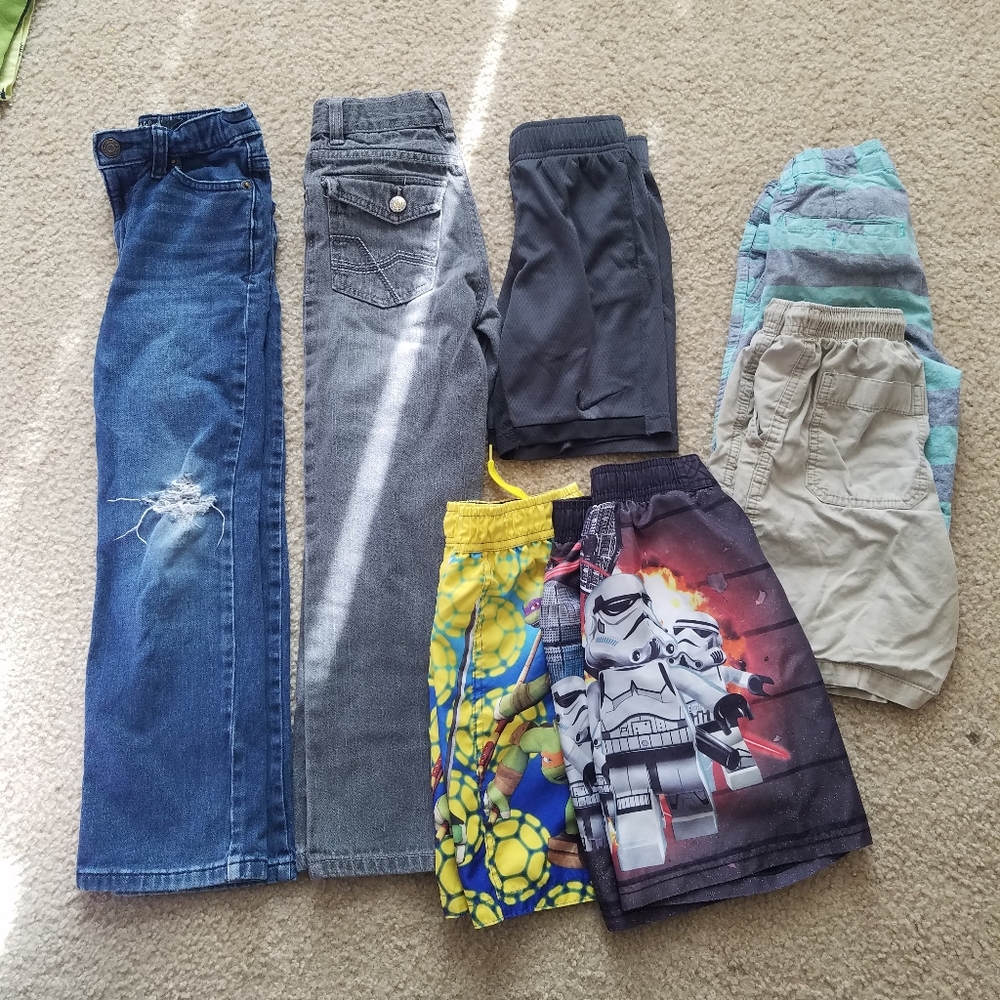 Boys Size 6 7 6/7 Pants, Shorts, Swim Trunks